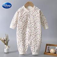 迪士尼（Disney）嬰兒連體衣新生兒衣服春秋款純棉無(wú)骨長(cháng)袖睡衣秋季男女寶寶哈衣 Z-12 90cm