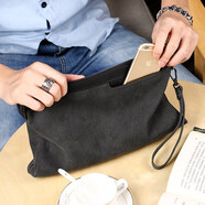 派保爵男士手包男頭層牛皮手拿包時(shí)尚手抓包黑色手腕包七夕禮物送男朋友