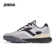 JOMA 213休閑運(yùn)動(dòng)鞋男女同款復(fù)古跑鞋防滑耐磨戶外運(yùn)動(dòng)徒步慢跑跑步鞋 黑灰 41 男