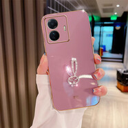 豆圖長(cháng)耳朵兔子vivoS15手機殼v1vo新款可愛(ài)S15por感女生立體水鉆15Pro防摔直邊電鍍s十五e軟殼外套 vivo S15e/直邊電鍍-櫻花紫-【長(cháng)耳朵水鉆 vivo S15