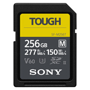 索尼（SONY）256GB SD存儲(chǔ)卡 SF-M256T/T1 M系列TOUGH三防規(guī)格 U3 V60讀速高達(dá)277MB/s UHS-II 相機(jī)內(nèi)存卡 