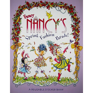 微瑕品 介意慎拍  漂亮南希的時(shí)尚派對(duì)貼紙書  Fancy Nancy's Fashion Parade! Reusable Sticker Book  英文進(jìn)口原版 [4歲及以上]
