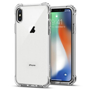 SPIGEN 適用于蘋果XS 保護套新款透明全包防摔iPhone XS手機殼軟硅膠X手機套 加強瑩透水晶款