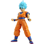 萬代（BANDAI）七龍珠拼插拼裝模型玩具 Figure-rise Standard FRS 藍(lán)發(fā)孫悟空 5058228