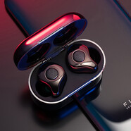 魔宴魔宴E12雙耳藍(lán)牙耳機(jī)HIFI無損入耳式隱形真無線耳塞安卓蘋果通用運(yùn)動(dòng)重低音高音質(zhì)高端無損音質(zhì) 搖滾咖【無線充電倉(cāng)】