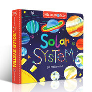 英文原版 Hello World Solar System 宇宙星球自然百科 太陽系兒童啟蒙紙板書送音頻