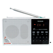 德生（Tecsun） Tecsun/德生 D3老年人調頻fm收音機插卡音箱響廣播便攜半導體 白色