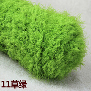 衣織都繡 鳳羽毛線(xiàn)團絨毛線(xiàn)粗圍巾外套馬甲長(cháng)毛線(xiàn)珊瑚絨毛巾兒童寶寶毛線(xiàn) 11草綠