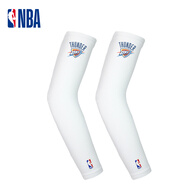 NBA休閑籃球護(hù)臂男夏季湖人公牛隊長款袖套護(hù)肘護(hù)手臂防扭傷球迷禮物 雷霆隊白色2只 M碼