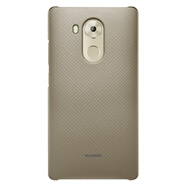huawei 華為MATE8手機(jī)殼原裝 百格紋理透明保護(hù)套 PC后蓋硅膠TPU防摔 后殼 噴涂棕色