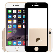 拓蒙 蘋(píng)果iphone全屏鋼化膜手機貼膜高清防爆透明抗藍光屏幕玻璃保護膜 蘋(píng)果5/5S/Se1代 全屏高清抗藍光護眼版-土豪金