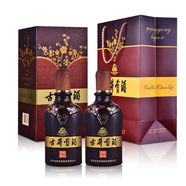 古井貢50度 古井貢酒 桃花春曲500ml*2 白酒