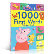 小豬佩奇1000詞貼紙書1000 First Words Sticker Books