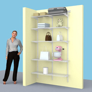 閣室美（CLOSETMAID） 線型儲物衣柜 8807 8807 1.22米 I型