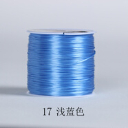 諦靈 穿手鏈的皮筋手串繩穿珠子的彈力線(xiàn)串珠繩接發(fā)水晶線(xiàn)佛珠線(xiàn)大卷 17淺藍色