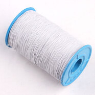 潘蘭德0.5mm高彈力絲縫紉線(xiàn)細橡皮筋毛衣領(lǐng)口有松緊繩縫衣服耐用收口帶 白色