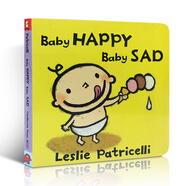 英文原版 Baby Happy Baby Sad 開(kāi)心與難過(guò) 幼兒?jiǎn)⒚杉埌鍟?shū)Leslie送音頻