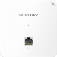 水星（MERCURY）MIAP300L 300M无线86型面板式AP 企业级酒店别墅wifi接入点 强电供电