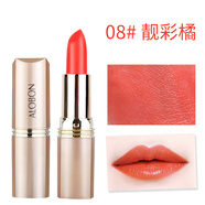 雅邦金管口紅持久不易脫色不易沾杯非保濕滋潤(rùn)唇膏學(xué)生粉嫩不干口紅筆 08#靚彩橘