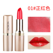 雅邦金管口紅持久不易脫色不易沾杯非保濕滋潤(rùn)唇膏學(xué)生粉嫩不干口紅筆 01#正紅色