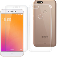 拓蒙 360n6lite/1713-A01手機透明殼全包防摔防滑硅膠保護套男女輕薄軟外殼 全包透明殼+防爆鋼化膜【非全屏】