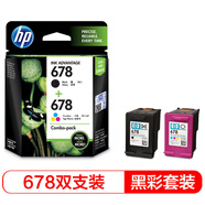 惠普（HP）678原裝黑彩套裝墨盒 適用hp 1018/2515/1518/4648/3515/2548/2648/3548/4518打印機(jī)