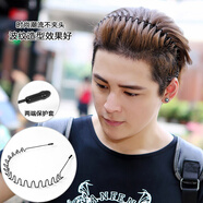 艾梵妮男士發(fā)箍頭箍韓國隱形運(yùn)動潮簡約日韓背頭防滑波浪發(fā)卡頭飾頭帶 時(shí)尚內(nèi)鉤款
