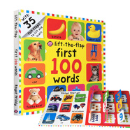 100個單詞啟蒙 翻翻書 英文原版First 100 Words兒童英語圖解字典 圖畫單