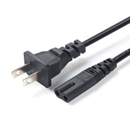 一葉蘭 山凌戶(hù)外移動(dòng)拉桿電瓶音響大功率便攜式音箱 充電器 2孔8字 八字電源線(xiàn) 3米