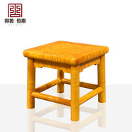 恒惠非國標紅木金絲楠（學(xué)名： 楠木）小方凳富貴凳實(shí)木矮凳換鞋凳中式實(shí)木凳子木板凳客廳沙發(fā)凳全榫卯結構 小方凳27*27*26