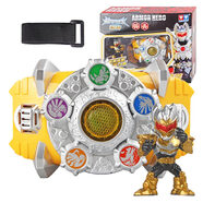 奧迪雙鉆（AULDEY）奧迪雙鉆刑天拿瓦炎龍鎧甲勇士捕將捕王召喚器腰帶裝備套裝玩具 帝皇俠+召喚腰帶套裝