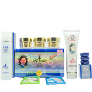 祈顏新顏姬五件套裝護(hù)膚化妝品補(bǔ)水保濕護(hù)膚品早晚霜精莊金顏姬 五件套（日+隔離+晚+奶+水）