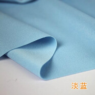 錦兔 半米價直貢呢彈力針織布料打底衫裙子連衣裙褲子服裝泳裝面料 淡藍