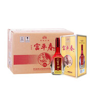 富平春 F6 濃香型河南特色白酒 五種糧食固態(tài)發(fā)酵釀制 白酒禮盒裝 特產(chǎn) 500ml*6瓶/箱（52度）
