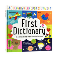 【清倉】英文繪本啟蒙 First Dictionary A-Z 我的啟蒙詞典童書(shū) 兒童英語(yǔ)早讀育兒圖畫(huà)書(shū)more than 400 definitions大