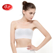 浪莎抹胸一片式裹胸女防走光無(wú)肩帶圍胸短款均碼 白色 均碼 抹胸