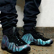 耐克（NIKE）男鞋新款AIR Foamposite噴泡運動緩震舒適籃球鞋314996-007 575420-009鮑魚噴  41