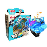 豬豬俠競球小英雄元靈鎖決競球超星萌寵4聲光變身器套裝五靈鎖玩具 超星鎖聲光版-神木猿