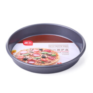 展藝固底披薩盤 家用硬模烤盤烘焙模具 圓形派盤6寸8寸9寸pizza盤 ZY6205 9寸