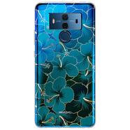 華為（HUAWEI） Mate10系列炫彩保護軟殼防摔TPU時(shí)尚新款手機殼 四角全包男女款 mate10 Pro 花卉