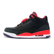 耐克（NIKE）【極速發(fā)貨】 Air Jordan 3 UNC AJ3北卡藍 爆裂紋 籃球鞋 136064-005 黑紅 42.5 42.5