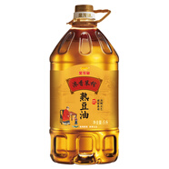 金龍魚(yú) 食用油 非轉(zhuǎn)基因 壓榨 東北風(fēng)味 濃香笨榨熟豆油 5L