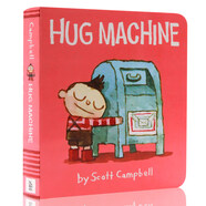 英文原版繪本Hug Machine擁抱的力量紙板書 早教啟蒙圖畫書 Scott Campbell