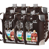 蒙白八爺寧河源高度糧食酒白酒整箱內(nèi)蒙特產(chǎn) 68度 1000mL 6瓶 不銹鋼壺整箱