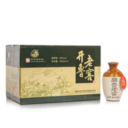 開魯老白干老窖白酒整箱糧食酒內(nèi)蒙特產(chǎn) 38度 500mL 6瓶 小泥壇
