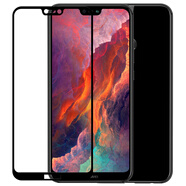 拓蒙 華為p20/EML-AL00全屏覆蓋鋼化膜p20pro防爆膜nova 3e/ANE-AL10 nova 3e全覆蓋高清防指紋抗藍光版-黑色