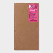日本tn TRAVELER'S notebook旅行者筆記 牛皮 配件書(shū)寫(xiě)內芯 日記內芯 標準型 005