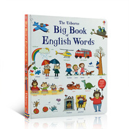 英文原版 Big Book of English Words大開(kāi)本英語(yǔ)單詞詞匯書(shū) 兒童紙板