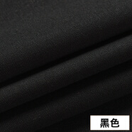 富羽萊（fuyulai） 富羽萊 棉麻布料 服裝面料薄款亞麻布刺繡繡花diy夏季純色衣服竹節棉布料 16#黑色