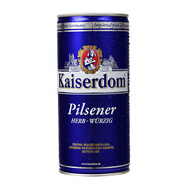 Kaiserdom德國原裝進(jìn)口啤酒Kaiserdom凱撒頓姆 1L啤酒 比爾森黃啤酒 1L 6罐 26年3月到期